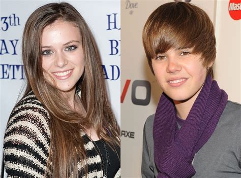 justin bieber's first girlfriend.